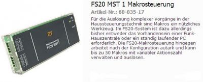 FS20MST Makrosteuerrung