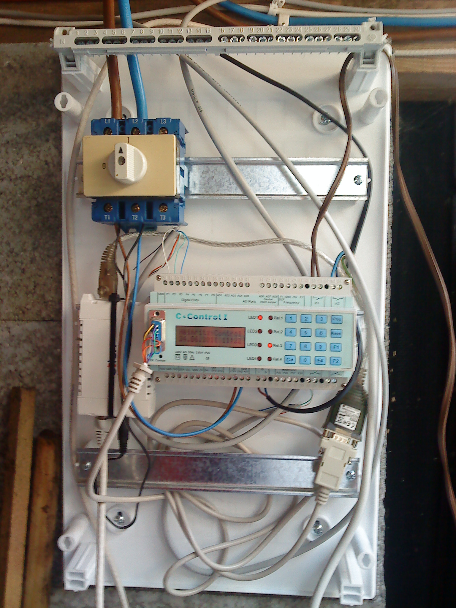 C-Control als Steuerung im Generatorhaus