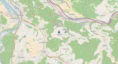 Mein Standort in der nähe der Spornegg bei Baldingen