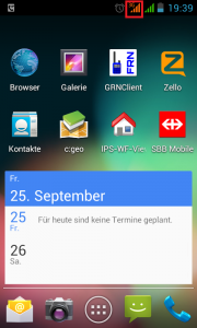 Am 25.09.2015 auf dem Handy zu Hause in Baldingen 3G ?