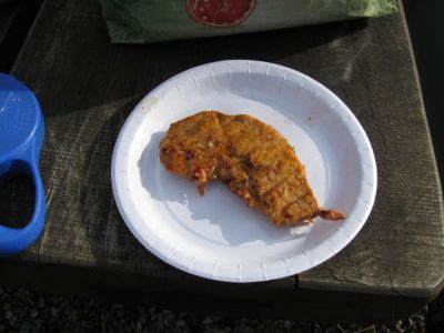 Ein Steak blieb übrig