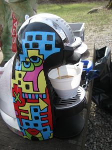Auch Kaffee gab es