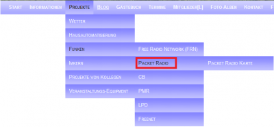 Infos und Anleitung zum Thema Packet Radio