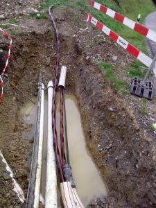 Blick in das 'Loch' vis-a-vis der Abzweigung zum Schützenhaus