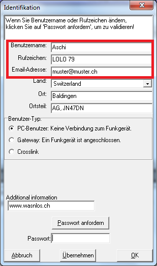 FRN-Raum Zugriff Antragsdaten