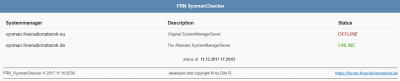 FRN-SysmanChecker von Dirk meldet auch SystemManager ausfall des Original FRN-Systems