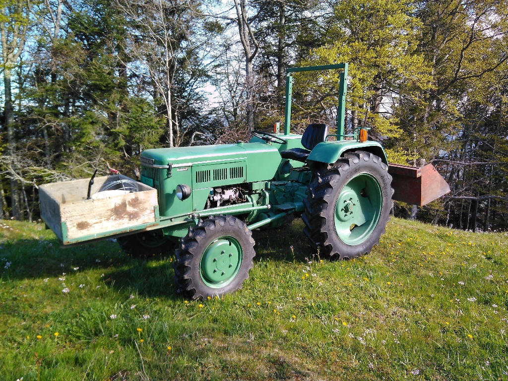 Mein zur Verfügung gestellter Bührer Spezial Traktor...