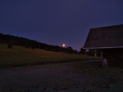 Monduntergang am 17.07.2019 um 05:20 Uhr im 'oberen Graffenrieder'