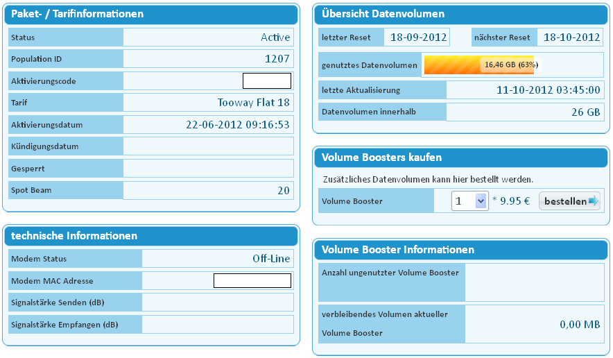 Tooway tot am 11.10.12 um 6 Uhr