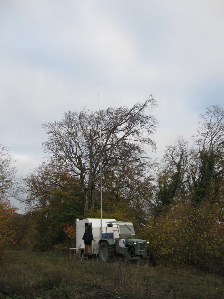 Seit 3. November ca. 15 Uhr bin ich auf dem Rotberg auf 11 Meter QRV