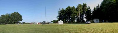 Der Fielddayplatz am 08.07.2017 um ca 8 Uhr