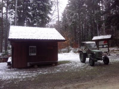 Erster Test per CB auf den Gateway zu Hause in der nähe der Alpenrosen Schneisingen