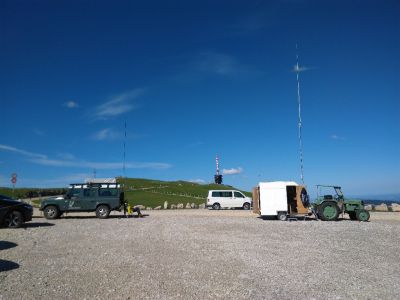 Icemaker 78 und Nepro 79 auf dem Chasseral bereit für den Pfingstcontest 2019