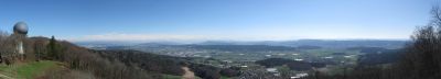 Panorama von der Lägere am 06.04.2018