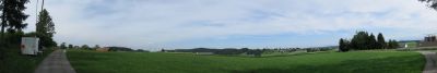 Panorama von meinem Standplatz bei Brütten am 16.06.2018