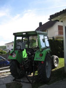 Der Deutz D 6206 von den Schopfi's von hinten