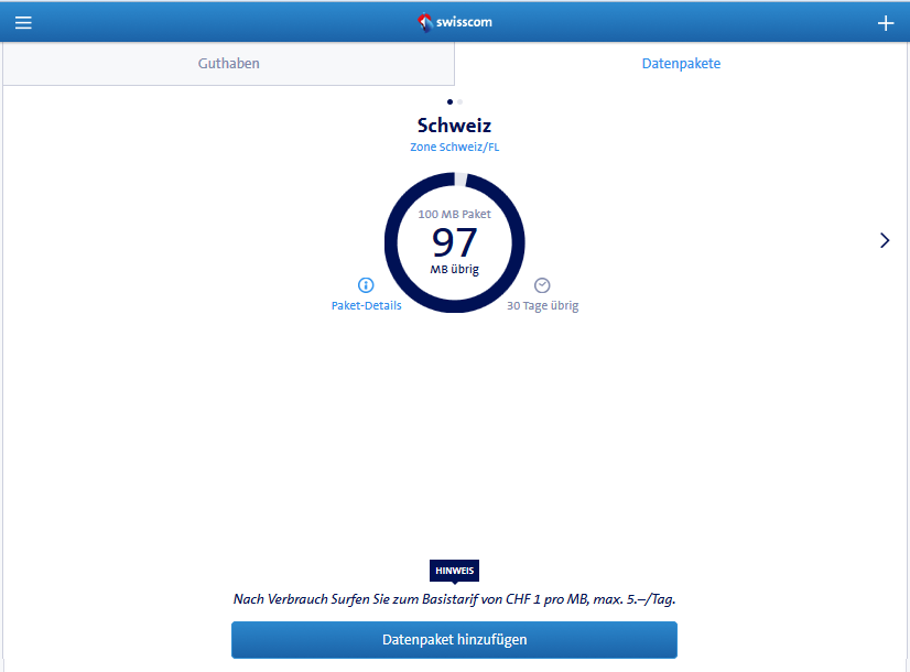 Heute 07.08.2015 ist die Datenoption wieder 30 Tage gültig