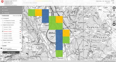 Theoretische Download-Geschwindigkeit in Mitholz am 12.02.2014 (hat aber nichts mit der Realität zu tun)