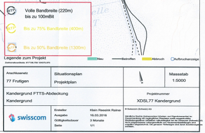 Projekt XDSL77 in Mitholz Legende