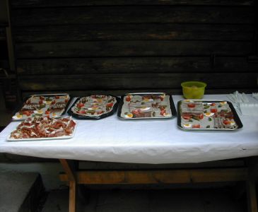 Brunchbuffet am Maibummel 2004