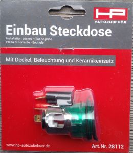 12 Volt Einbau Steckdose