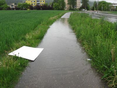 Teilweise gab es mächtig nasse Füsse