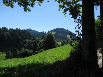 Blick auf das Guggershörnli von unserem Mittagsrast-Platz