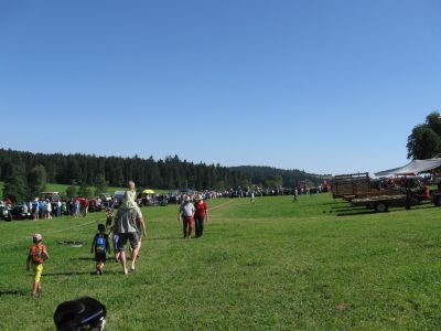 Ausstellungsgelände vom vom Oldtimer-Traktorentreffen in Aerbolligen