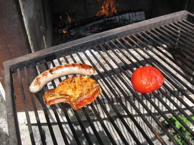 Eine Stunde später gab es dann lecker Mittagessen