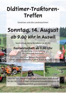 Oldtimer-Traktorentreffen in Aerbolligen am 14.August 2014