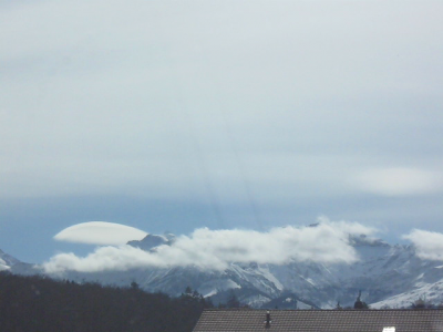 Eigenartige Wolke